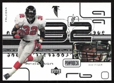 1999 Upper Deck PowerDeck Auxiliary Jamal Anderson #AUX-18 Atlanta Falcons