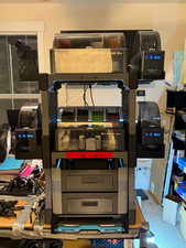 Bambu Lab AMS 2 Pro Multi-Filament System with Drawers and Build Plate Holder