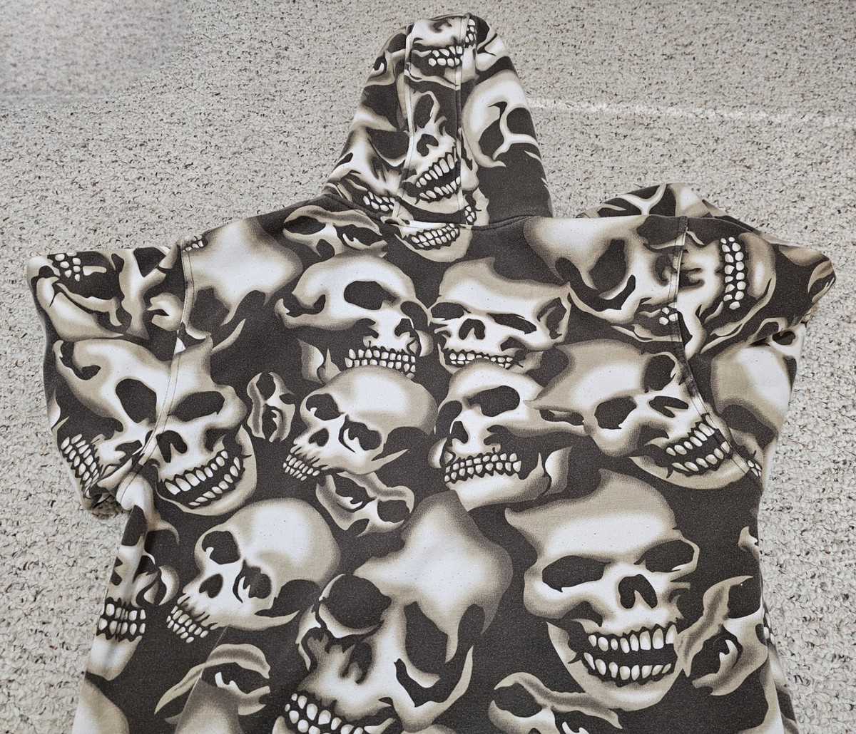 Rare Y2K Skull Grunge AOP Jesse Pinkman Full Zip Hoodie