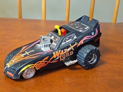 1985 Playskool SST War Lord Funny Car Vintage W/ Bat Cover 