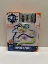 HEX Bots Nano Land Playset W/ 3 Nano Bots, 40 Pieces for Kids Ages 3 Sealed