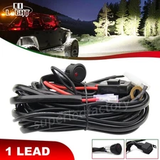 Wiring Harness Kit 40A 12V Switch Power On/Off Relay Fuse For LED Fog Light Bar