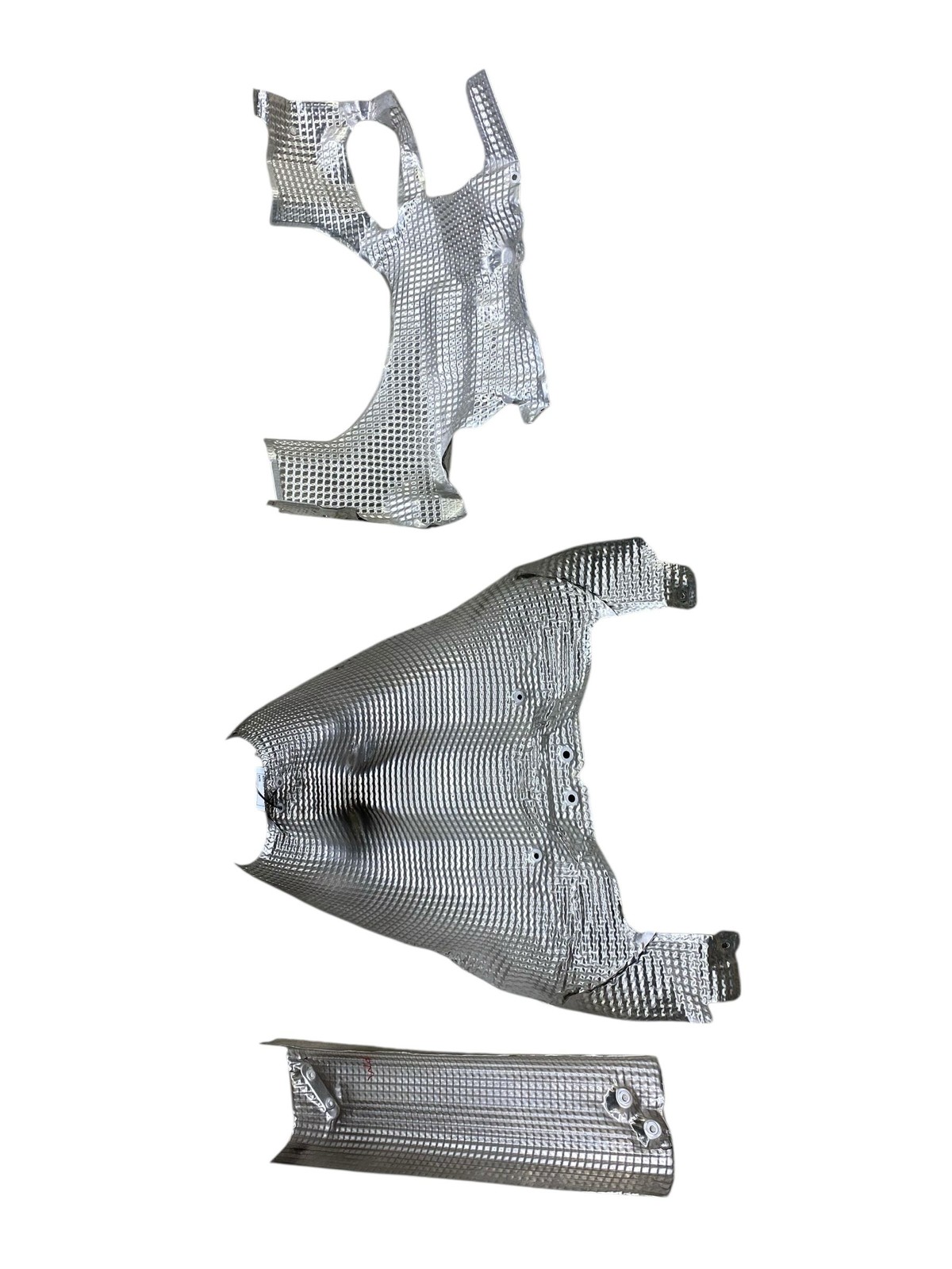 2015 ASTON MARTIN RAPIDE 6.0L V12 HEAT SHIELD SET 3 PCS OEM