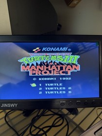 Teenage Mutant Ninja Turtles III: The Manhattan Project Nintendo NES Complete