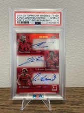 Kane Lewandowski Hoeness Chrome 2024/25 Red /5 Auto