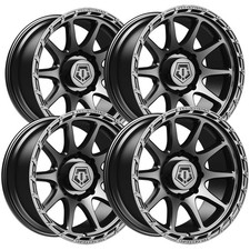 Set Of 4 Tis 563b 18x9 6x5.5 18mm Gloss Black Wheels Rims 18 Inch