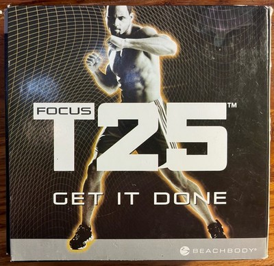 Beachbody Focus T25 Get It Done Workout DVD Alpha & Beta Complete 9 Disc Set