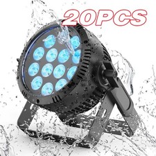 20PCS IP65 Waterproof 14LED Par Light 14x20W 4in1 RGBW DMX Outdoor Stage Light
