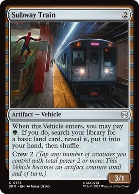 Subway Train [SPM - 178] NM Common EN Foil