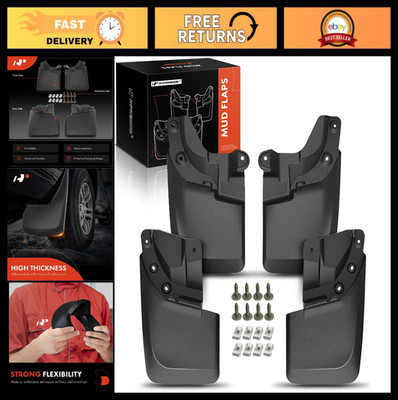 Mud Flaps for Toyota Tacoma 2016-2023, No Drill Splash Guards, 4-Pack Front & Re
