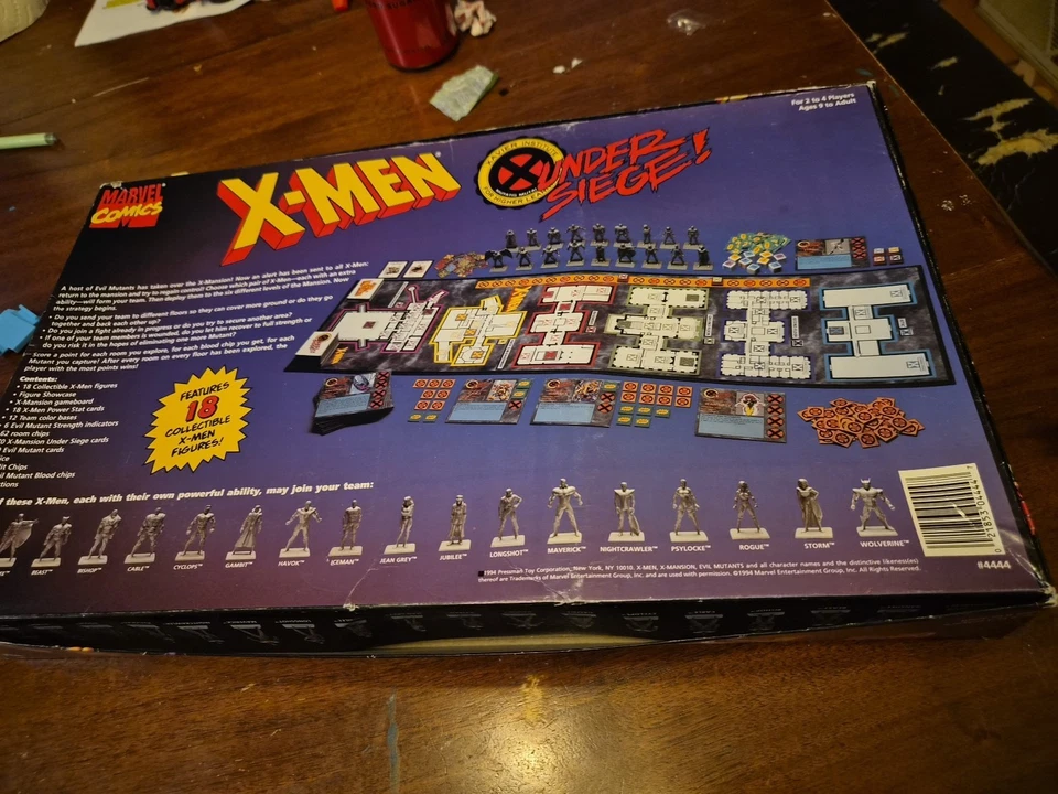 Vintage 1994 X-Men Under Siege Board Game Marvel Pressman  Near Complete - Image 4 of 4