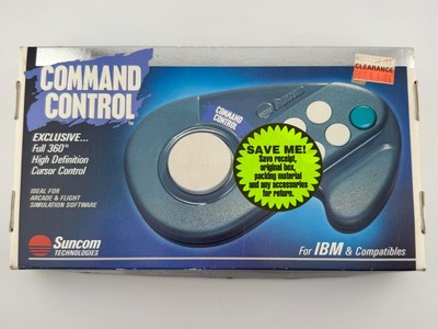 Suncom Command Control Pad Video Game Controller - IBM PC XT AT  NEW Open  Box