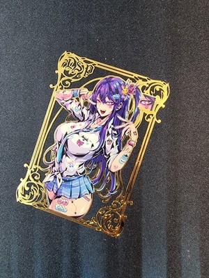 Ai Hoshino - Oshi no Ko 177/200 | Gold Metall Waifu Goddess Story Card
