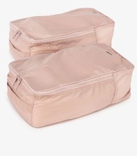 Calpak Shoe Cubes Set Of 2 Mauve Packing Organizer Bags