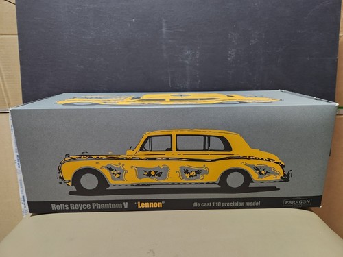 1:18 Paragon ROLLS ROYCE PHANTOM V 1964 ((JOHN LENNON)) YELLOW DIECAST Diecast - Picture 14 of 17