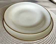 Vintage elfenbein Porzellan Tafelservice Teller 6 Pers. Winterling