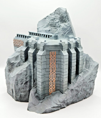 Lasergelände - Zwergengelände - Aussichtspunkt aus Eisenstein, 28 mm alte Weltlandschaft