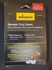 Wagner Sprayer Cup Liners 5-Pack 1B
