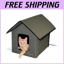 Safety Listed Heated Cat Shelter - Outdoor Insulated House