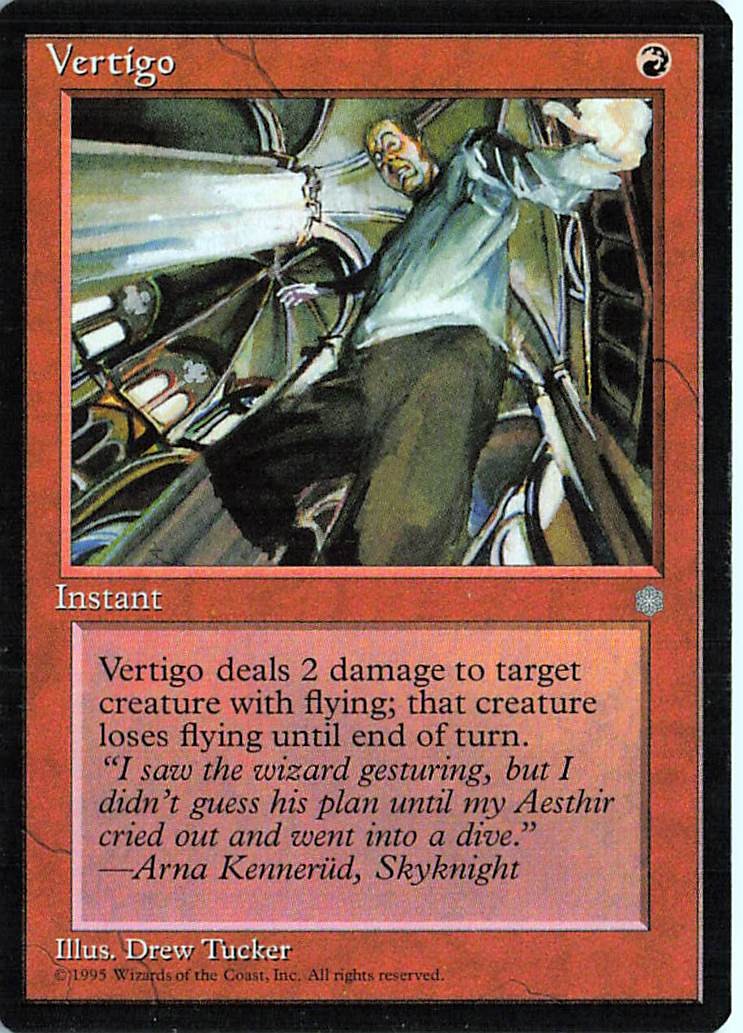 Vertigo Uncommon Ice Age Magic: The Gathering Near Mint/LP
