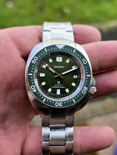 Seiko Prospex X Automatic "Captain Willard" Scarab Case Green Dial 6R35A 