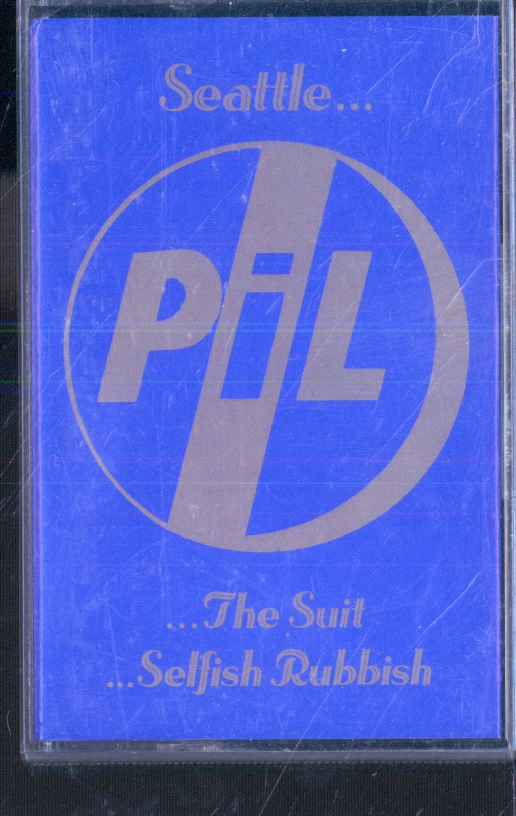 Public Image Ltd Seattle cassette UK Virgin 1987 cassette single - plays same