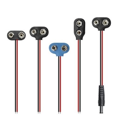 Professional Batteries Clip Tester ABS Shell T/I Shped DC5521 Connectors Power
