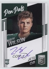 2021 Panini Donruss Elite Pen Pals Purple Ink Zach Wilson #PP-ZW Auto 1ku7