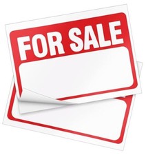 2 Pcs For Sale Signs for Vehicles, Car for Sale Signs for Vehicle Window Self