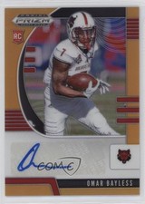 2020 Panini Prizm Draft Picks Rookies Neon Orange 9/149 Omar Bayless Auto ti1