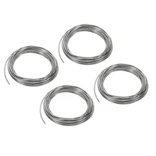 PATIKIL 99.995% High Purity Zinc Wire, 12 Gauge Pure 12 Gauge, Silver 