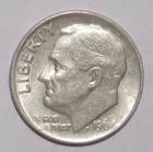 1964 P ROOSEVELT DIME in circulated condition