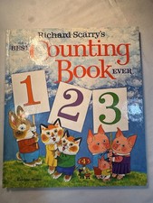 Richard Scarry's Best Counting Book Ever 1975 Very Nice Book