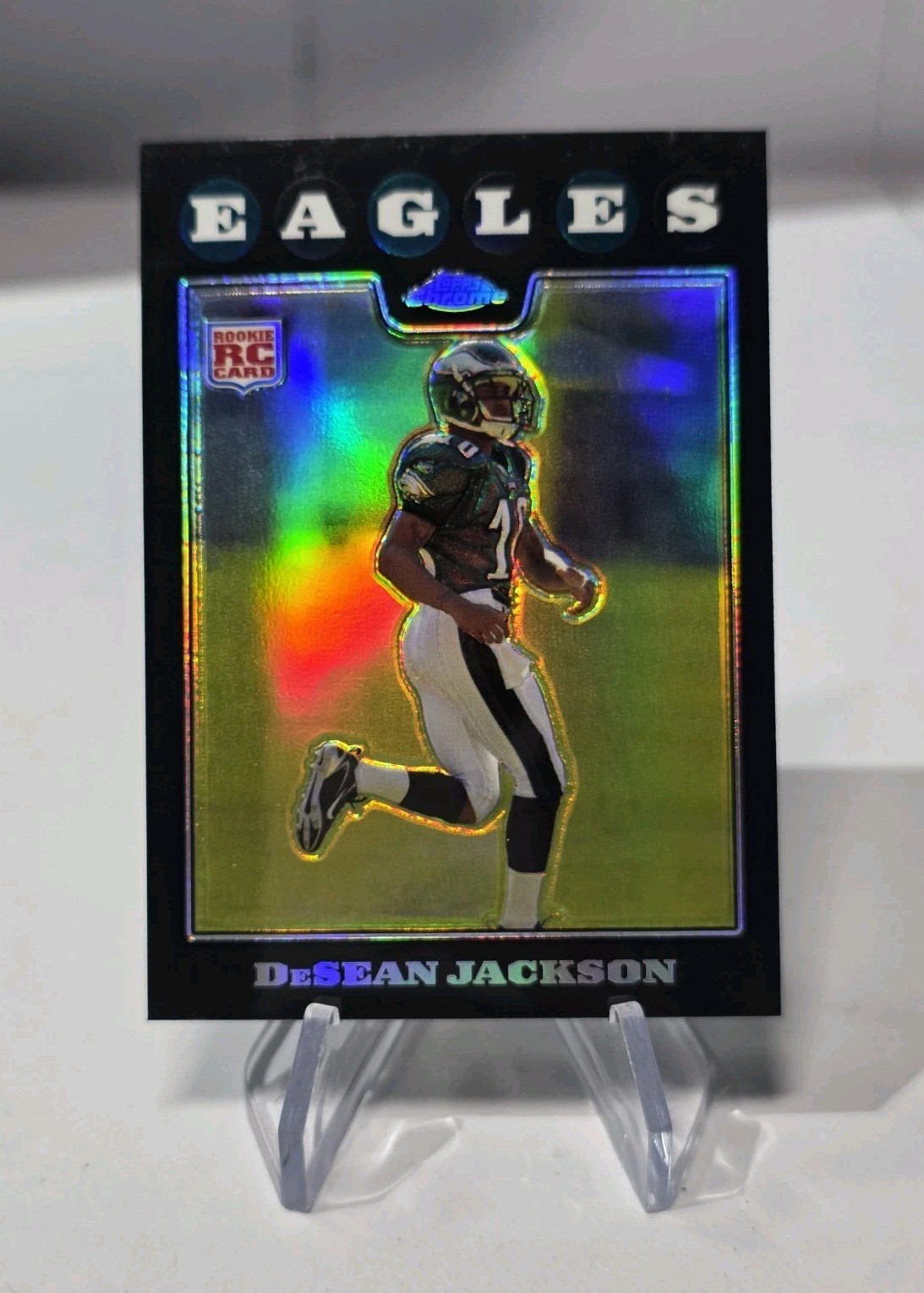 2008 DeSean Jackson Topps Chrome #TC198 Refractor Rookie Card RC 