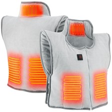 Heated Vest 5 Heating Zones 3 Heating Levels Electric Heating Vest for Men Women