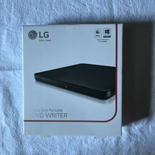 NEW LG ULTRA SLIM PORTABLE DVD WRITER SP80NB60 - FACTORY SEALED