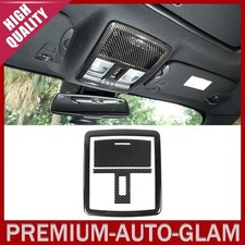 Front Reading Light Cover Trim Decor For Dodge Challenger 2010-2023 Carbon Fiber