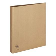 Pagna Pure A4 Ring Binder, Practical 2-Ring Mechanism, Sturdy Grey Cardboard Cov