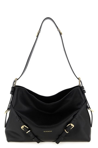 GIVENCHY Voyou Medium Black Leather Shoulder Bag New And Authentic