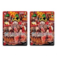 Presale ENGLISH Monkey D. Luffy PROMO P-159 2 Card ONLY Set 29th Anniversary