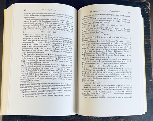 Perturbation Theory for Linear Opeators (1980/1995) by Dr Tosio Kato, Like New - Picture 8 of 8