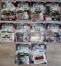 DEAGOSTINI Build Your Own JAGUAR E-TYPE Issue No.'s 60 - 69 Bundle - New
