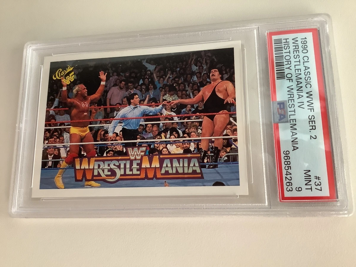 1990 Classic WWF The History of Wrestlemania Wrestling Trading