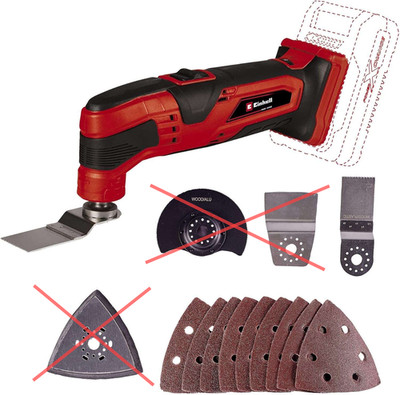 Einhell 1100 W 18 V Solo Akku-Multifunktionsschleifer