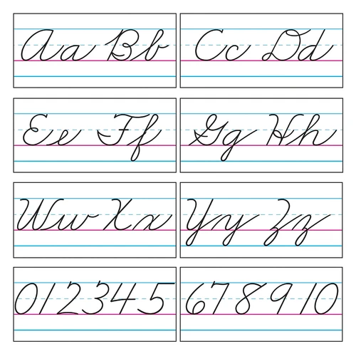 TREND ENTERPRISES Bb Set Cursive Zaner-Bloser 18 1859 - Picture 1 of 3