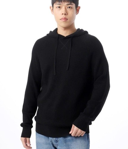 G/Fore Mens Sweater XXL Merino Wool Hooded Pullover Golf Long Sleeve Black $300 - Picture 4 of 9