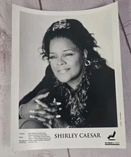 SHIRLEY CAESAR Press Photo Still 8x10" B&W First Lady of Gospel Music