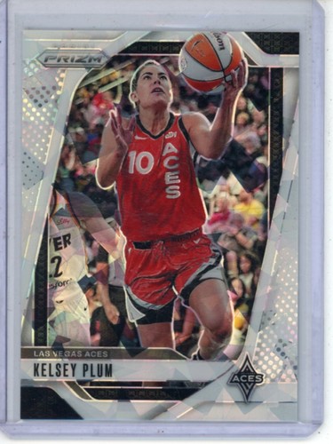 2024 Panini Prizm WNBA Kelsey Plum /35 Ice White #77
