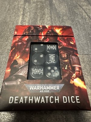 Games Workshop Warhammer 40k Deathwatch Würfel Gebraucht Vollständig