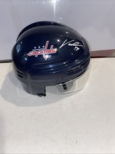 Jakob Vrana Autographed Capitols NHL Mini Helmet JSA COA